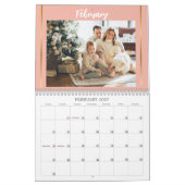 Moderne, einfache Blumenbilder 2025 Kalender (Feb 2027)