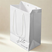 Moderne einfache Bridesmaid-Vorlage Geschenktüte