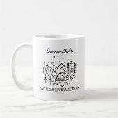 Moderne Einfache Camping Junggeselinnen-Abschied N Kaffeetasse (Links)