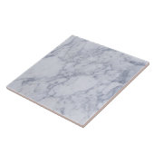 Moderne, einfache Carrara-weiße Imitat Marmorplatt Fliese (Seite)