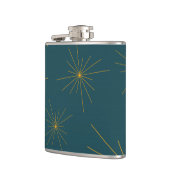 Moderne, einfache, coole, trendige Lichtabstraktio Flachmann (Links)