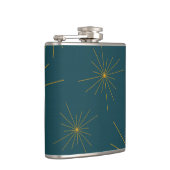 Moderne, einfache, coole, trendige Lichtabstraktio Flachmann (Rechts)