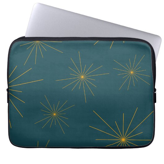 Moderne, einfache, coole, trendige Lichtabstraktio Laptopschutzhülle (Vorderseite)