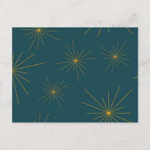 Moderne, einfache, coole, trendige Lichtabstraktio Postkarte