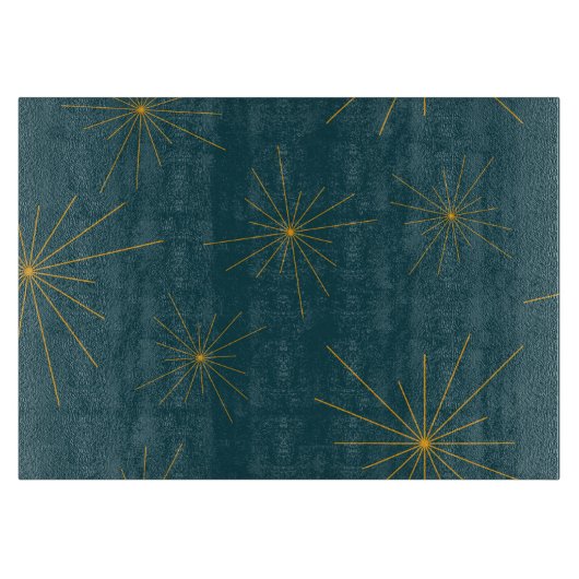 Moderne, einfache, coole, trendige Lichtabstraktio Schneidebrett (Vorderseite)