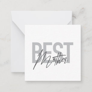 Moderne, einfache, coole Typografie der besten Mut Mitteilungskarte