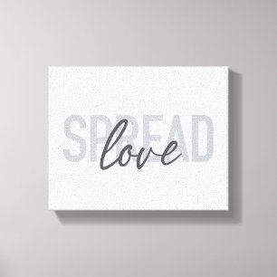 Moderne, einfache, coole Typografie der verbreitet Leinwanddruck