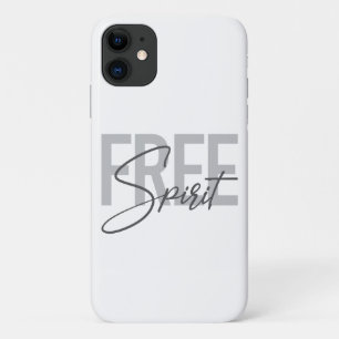 Moderne, einfache, coole Typografie des Freien Gei Case-Mate iPhone Hülle