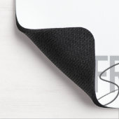 Moderne, einfache, coole Typografie des Freien Gei Mousepad (Ecke)