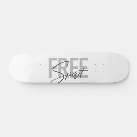Moderne, einfache, coole Typografie des Freien Gei Skateboard (Horizontal)