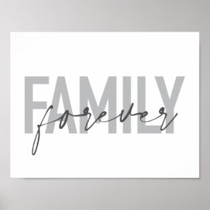 Moderne, einfache, coole Typografie-Familie für im Poster