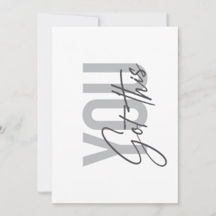 Moderne, einfache, coole Typografie Got Sie