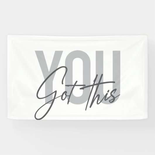 Moderne, einfache, coole Typografie Got Sie Banner (Horizontal)