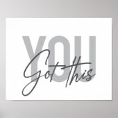 Moderne, einfache, coole Typografie Got Sie Poster (Vorne)