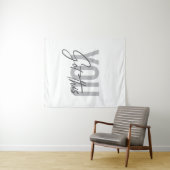 Moderne, einfache, coole Typografie Got Sie Wandteppich (Beispiel (Horizontal))