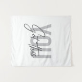 Moderne, einfache, coole Typografie Got Sie Wandteppich (Vorderseite (Horizontal))