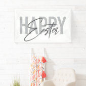 Moderne, einfache, coole Typografie Happy Oaster Banner (Insitu)