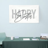Moderne, einfache, coole Typografie Happy Oaster Banner (Messeveranstaltung)