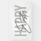 Moderne, einfache, coole Typografie Happy Oaster Banner (Vertikal)