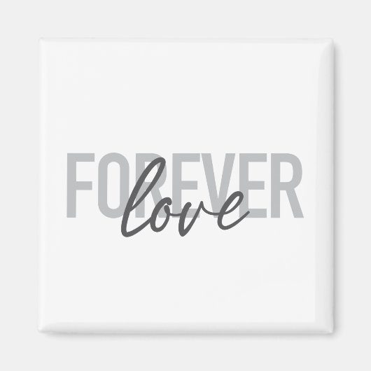Moderne, einfache, coole Typografie von Forever Lo Magnet (Vorne)