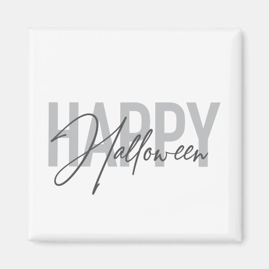 Moderne, einfache, coole Typografie von Happy Hall Magnet (Vorne)