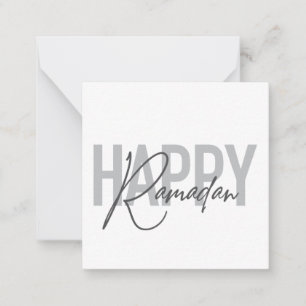 Moderne, einfache, coole Typografie von Happy Rama Mitteilungskarte