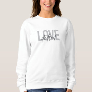 Moderne, einfache, coole, urbane Design Liebe Detr Sweatshirt