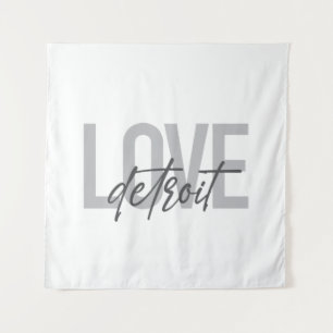 Moderne, einfache, coole, urbane Design Liebe Detr Wandteppich