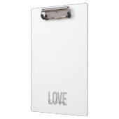Moderne, einfache, coole, urbane Design Liebe Madi Klemmbrett (Links)