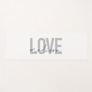 Moderne, einfache, coole, urbane Design Liebe Madi Yogamatte