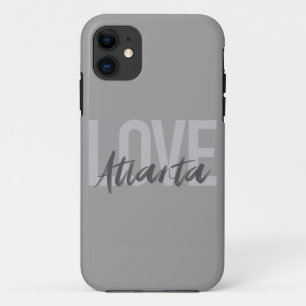 Moderne, einfache, coole, urbane Liebe Atlanta Case-Mate iPhone Hülle