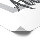 Moderne, einfache, coole, urbane Liebe Atlanta Poster (Ecke)