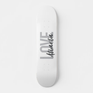 Moderne, einfache, coole, urbane Liebe Atlanta Skateboard