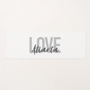 Moderne, einfache, coole, urbane Liebe Atlanta Yogamatte