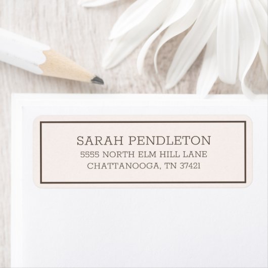 Moderne, einfache Creme Brown (Insitu)