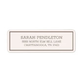 Moderne, einfache Creme Brown (Vorne)