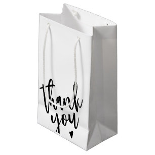 Moderne einfache Danksagung für Kleinunternehmen Kleine Geschenktüte