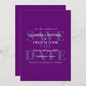 Moderne, einfache-Einladung Einladung (Vorne/Hinten)