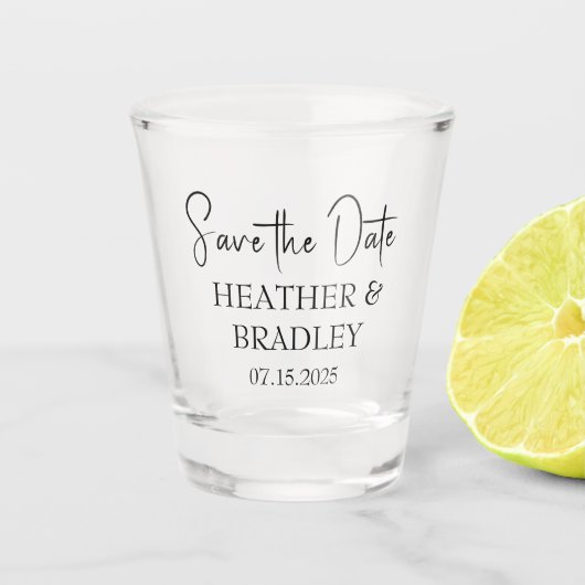 Moderne, einfache, einzigartige Minimalistische Ho Schnapsglas (Vorderseite)