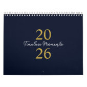 Moderne einfache elegante 2026-Kalender Kalender (Titelbild)