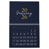 Moderne einfache elegante 2026-Kalender Kalender (Jan 2027)