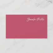 Moderne, einfache, elegante, Berufliche Vorlage Visitenkarte (Vorderseite)