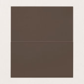 Moderne, einfache, elegante braune und weiße sozia visitenkarten (Innenseite Aufgefaltet)