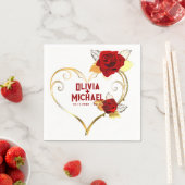 Moderne, einfache, elegante Drehbücher heißen Hoch Serviette (Beispiel)