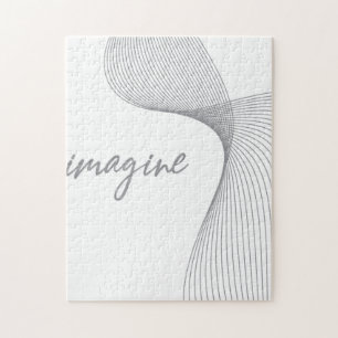 Moderne, einfache, elegante Grafikdesign von Imagi Puzzle
