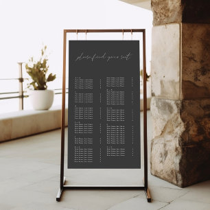 Moderne, einfache, elegante Hochzeitsstift Poster