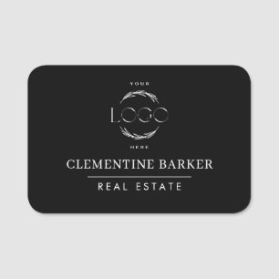 Moderne einfache Elegante Ihr Logo Namensschild