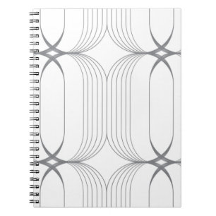 Moderne, einfache elegante Luxus-Illustrationsmust Notizblock