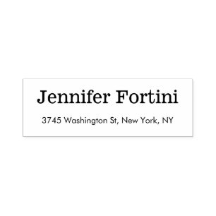Moderne einfache elegante Minimalistische Schlicht Permastempel