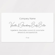 Moderne, einfache Elegante Schönheitspflege